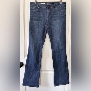 KUT from the Kloth Farrah Baby Bootcut Jeans - Size 10 EUC medium to dark wash
